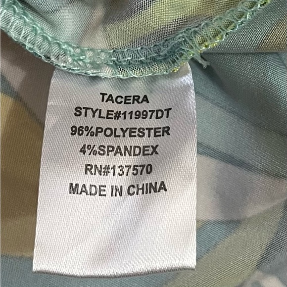 Tacera Retro 70’s Style Sleeveless Dress with Sash SZ Medium - Picture 9 of 9